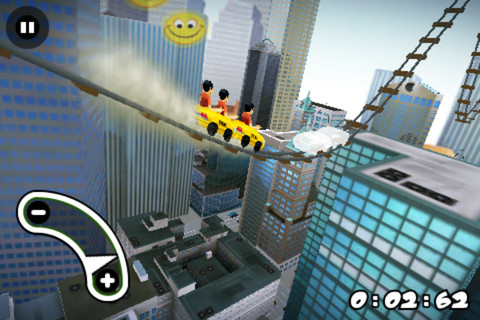 new york 3D rollercoaster rush per iphone