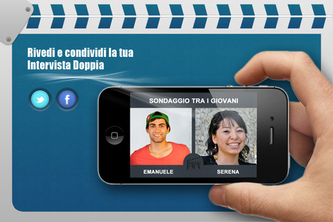 app intervista doppia iphone