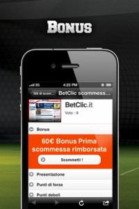 app scommesse sportive