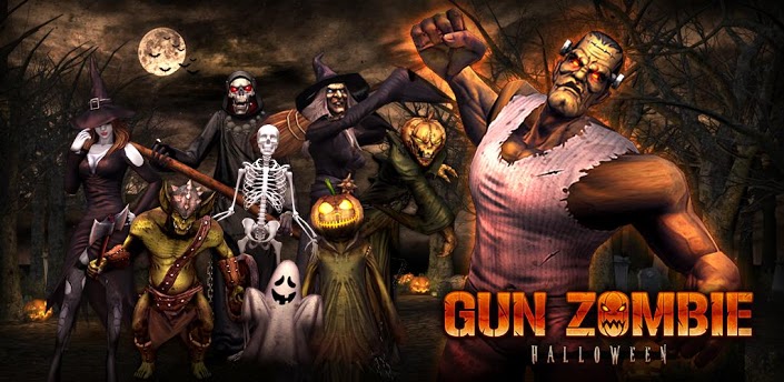 gun zombie halloween