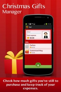 Christmas Gift Manager app