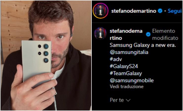 stefano de martino nuovo telefono