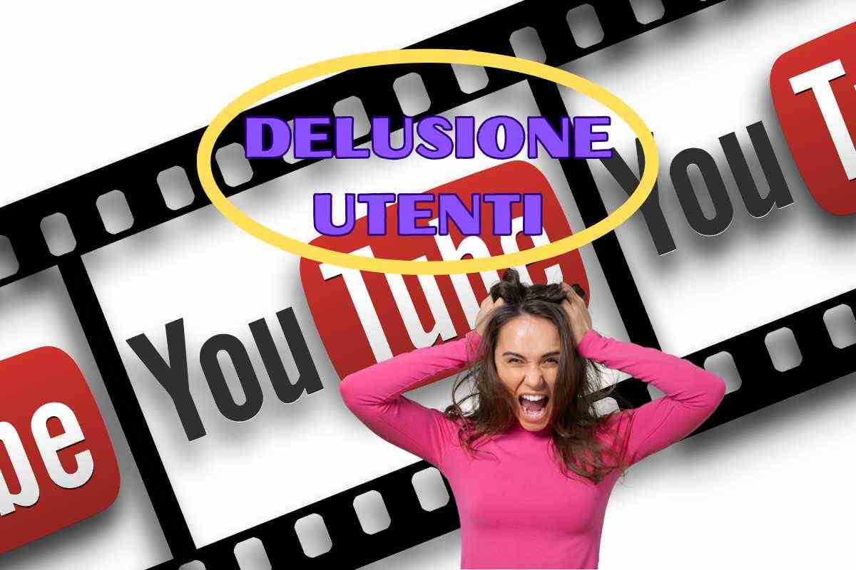 YouTube utenti delusione