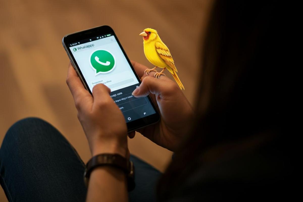 cos'è la modalità canarino su whatsapp?