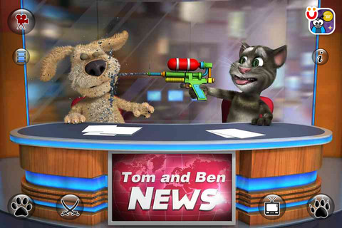 talking tom e ben per iphone