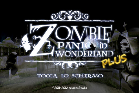 Gioco di zombie per iPhone: Zombie Panic in Wonderland Plus