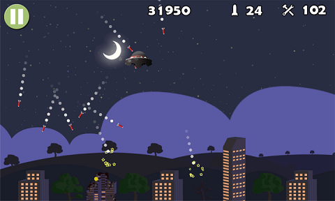 Gioco di combattimenti per Windows Phone: MissileDefender