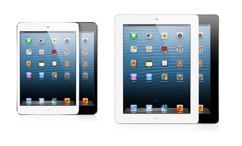 ipad mini e ipad 4