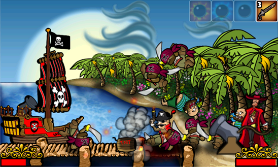 Gioco d’avventura per Windows Phone: Pirate’s Plunder