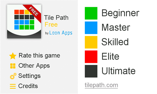 Puzzle game per Windows Phone: Tile Path