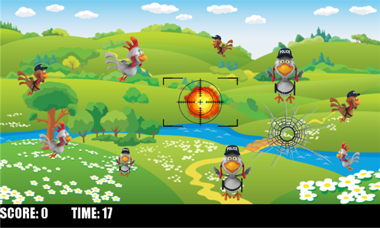 Rooster Shooter: gioco divertente per Windows Phone