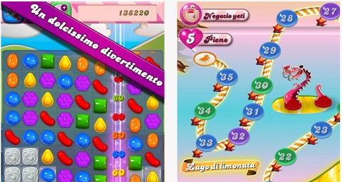 Candy Crush Saga: gioco match-three per iPhone