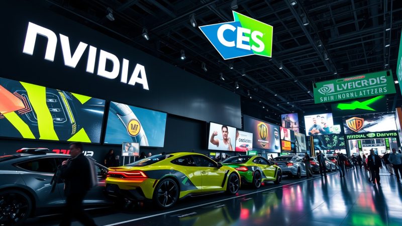 Nvidia attrae l’attenzione al CES 2025: innovazioni in intelligenza artificiale, gaming e automotive